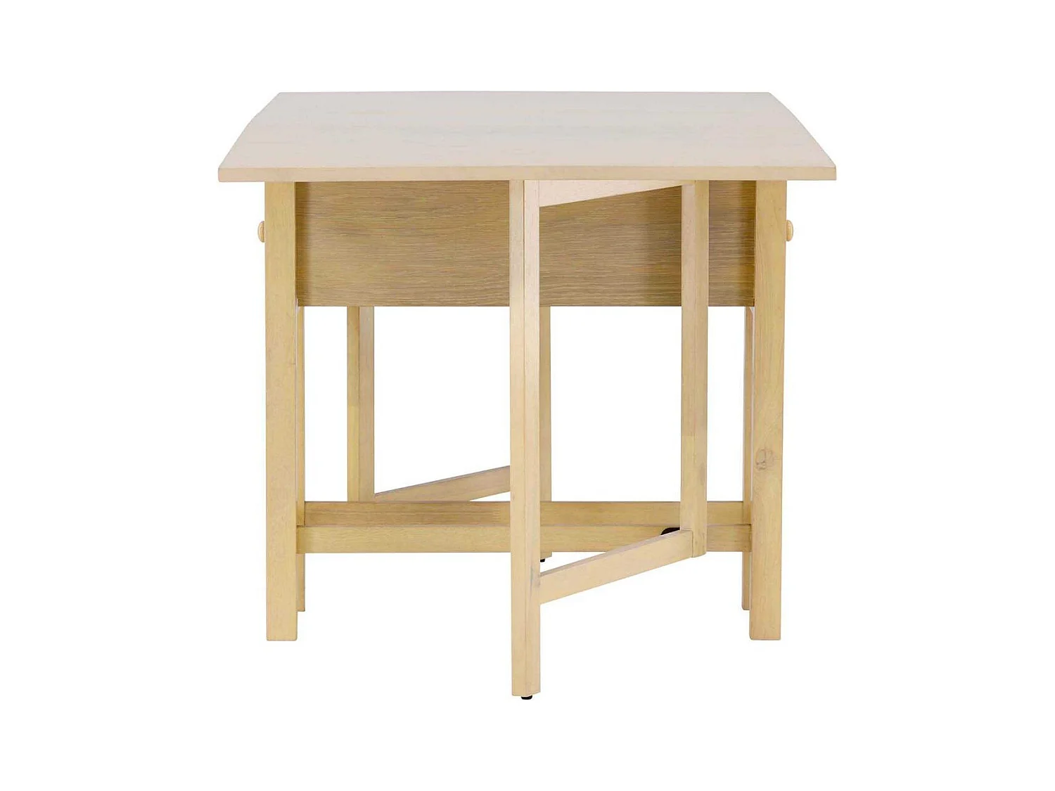 Table à Manger Extensible "Edward" 80-150cm Naturel