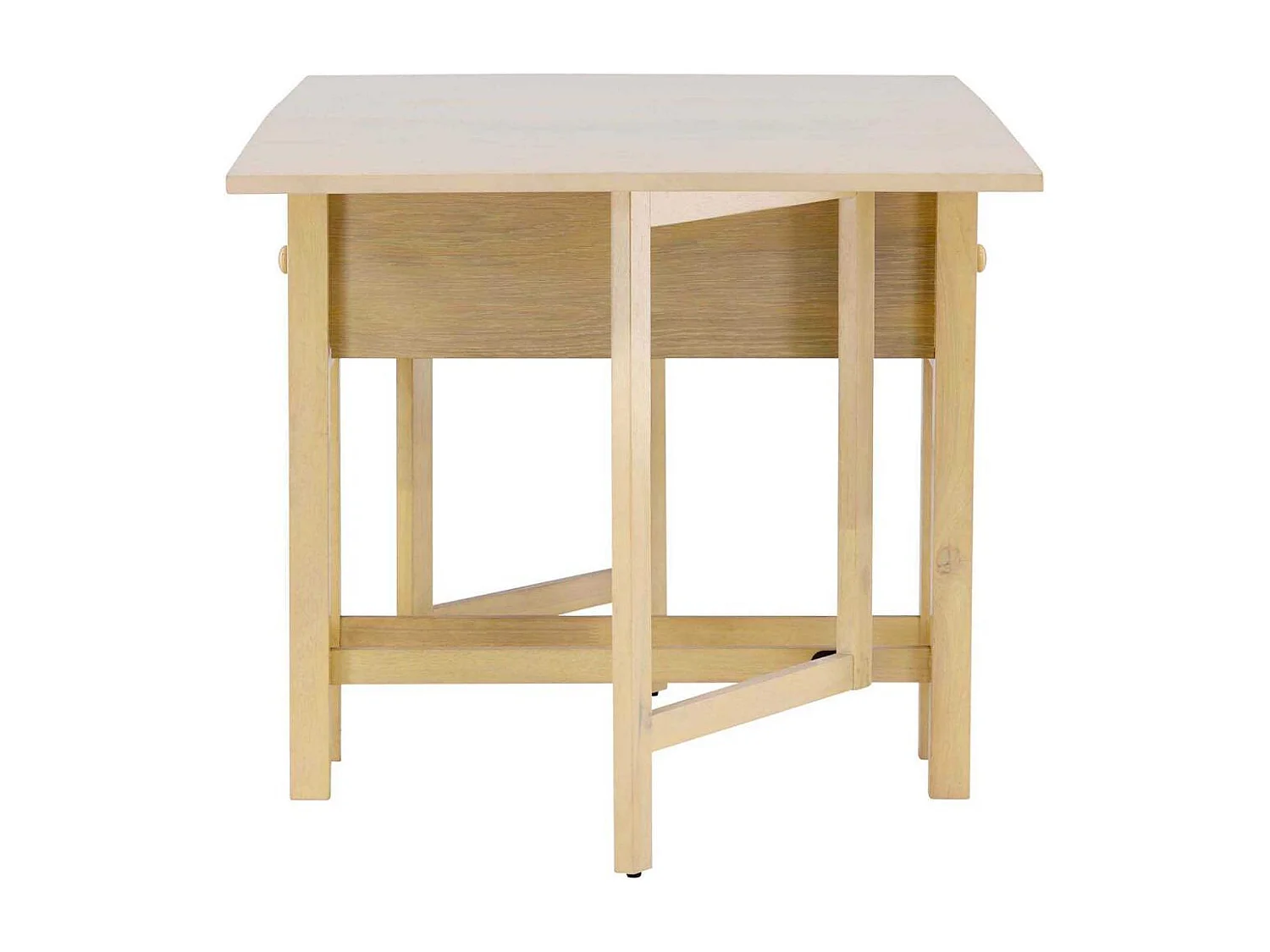 Table à Manger Extensible "Edward" 80-150cm Naturel