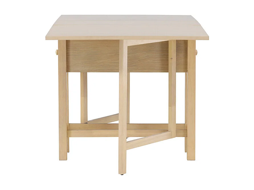 Table à Manger Extensible "Edward" 80-150cm Naturel