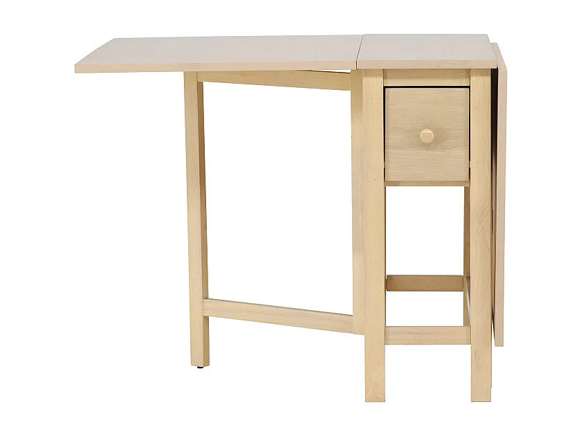 Table à Manger Extensible "Edward" 80-150cm Naturel