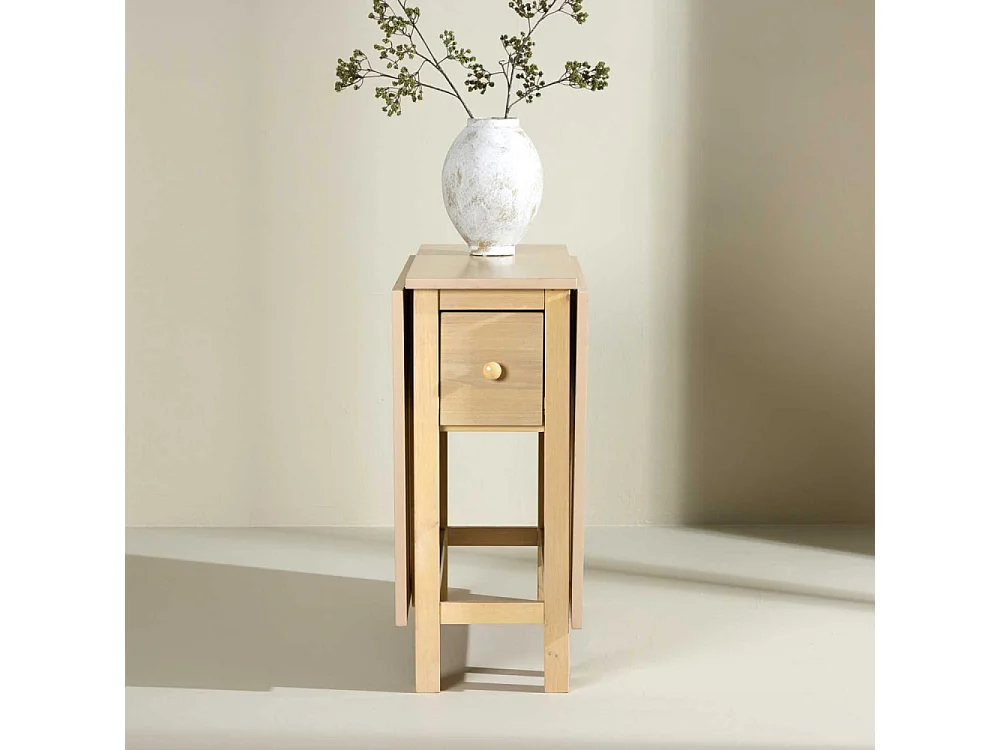 Table à Manger Extensible "Edward" 80-150cm Naturel