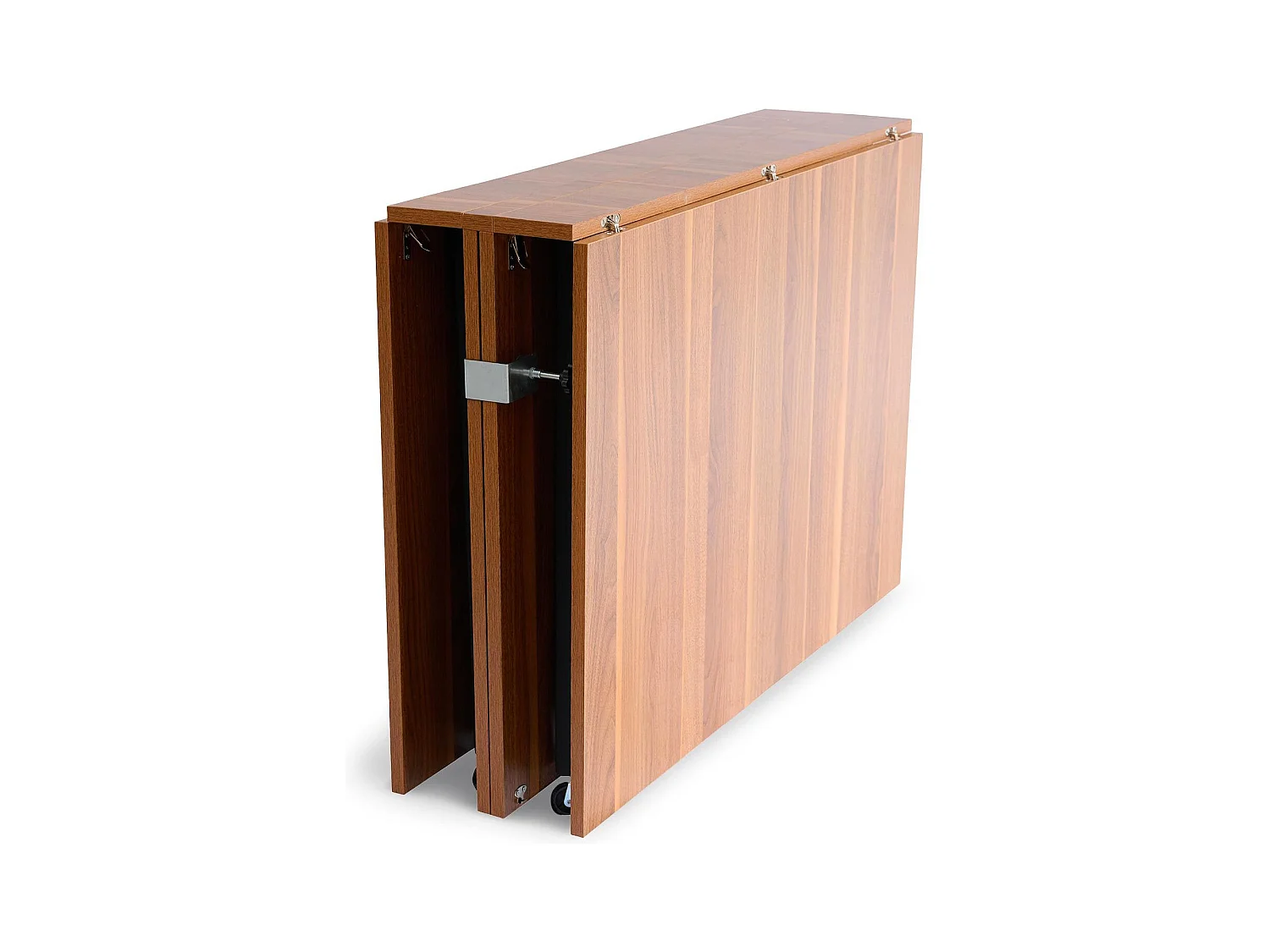 Table console extensible 300cm Nefertiti Bois noisette