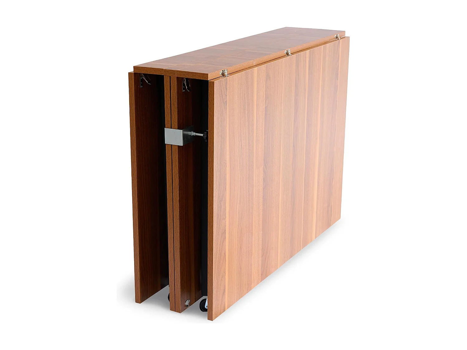 Table console extensible 300cm Nefertiti Bois noisette