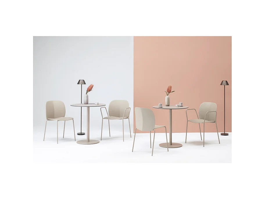 Lot de 2 chaises accoudoirs indoor outdoor Mentha avec