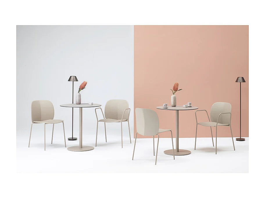 Lot de 2 chaises accoudoirs indoor outdoor Mentha avec