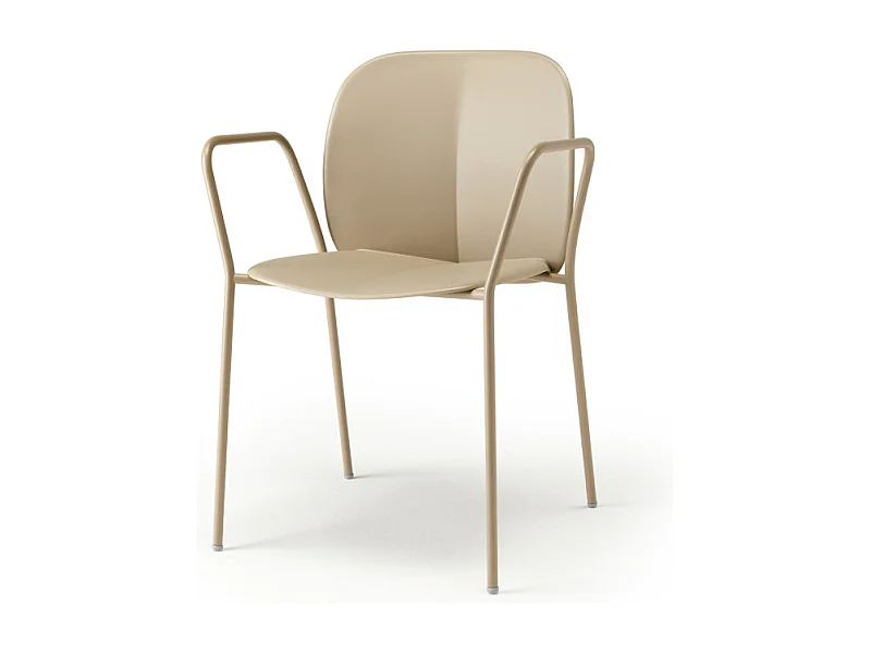 Lot de 2 chaises accoudoirs indoor outdoor Mentha avec