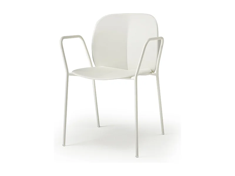 Lot de 2 chaises accoudoirs indoor outdoor Mentha avec
