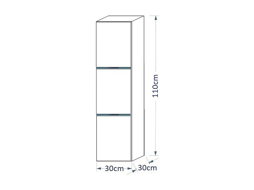 Ensemble meuble de salle de bain LIKE I 60 CM noir