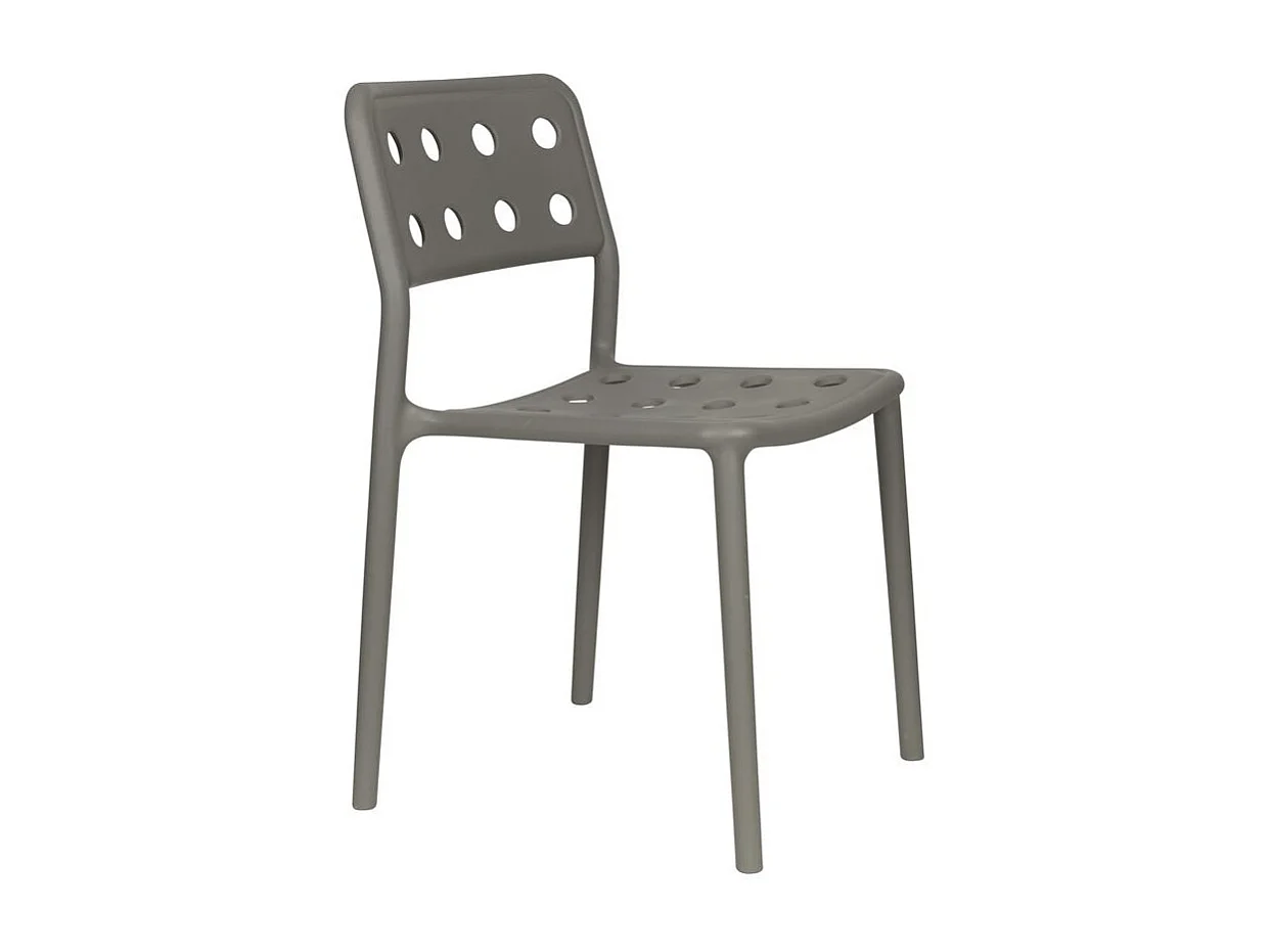 Lot de 4 chaises empilables SERRA