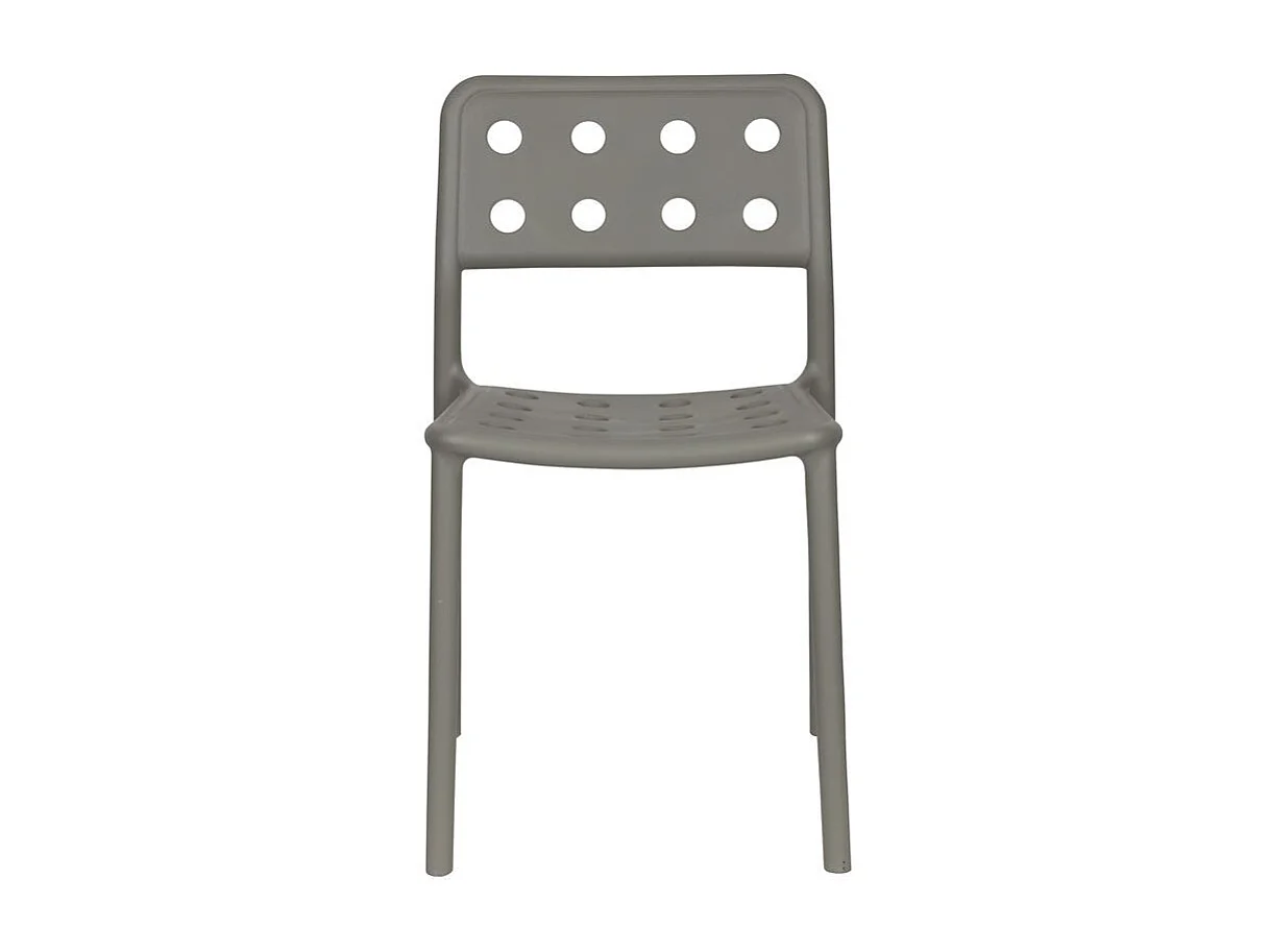 Lot de 4 chaises empilables SERRA