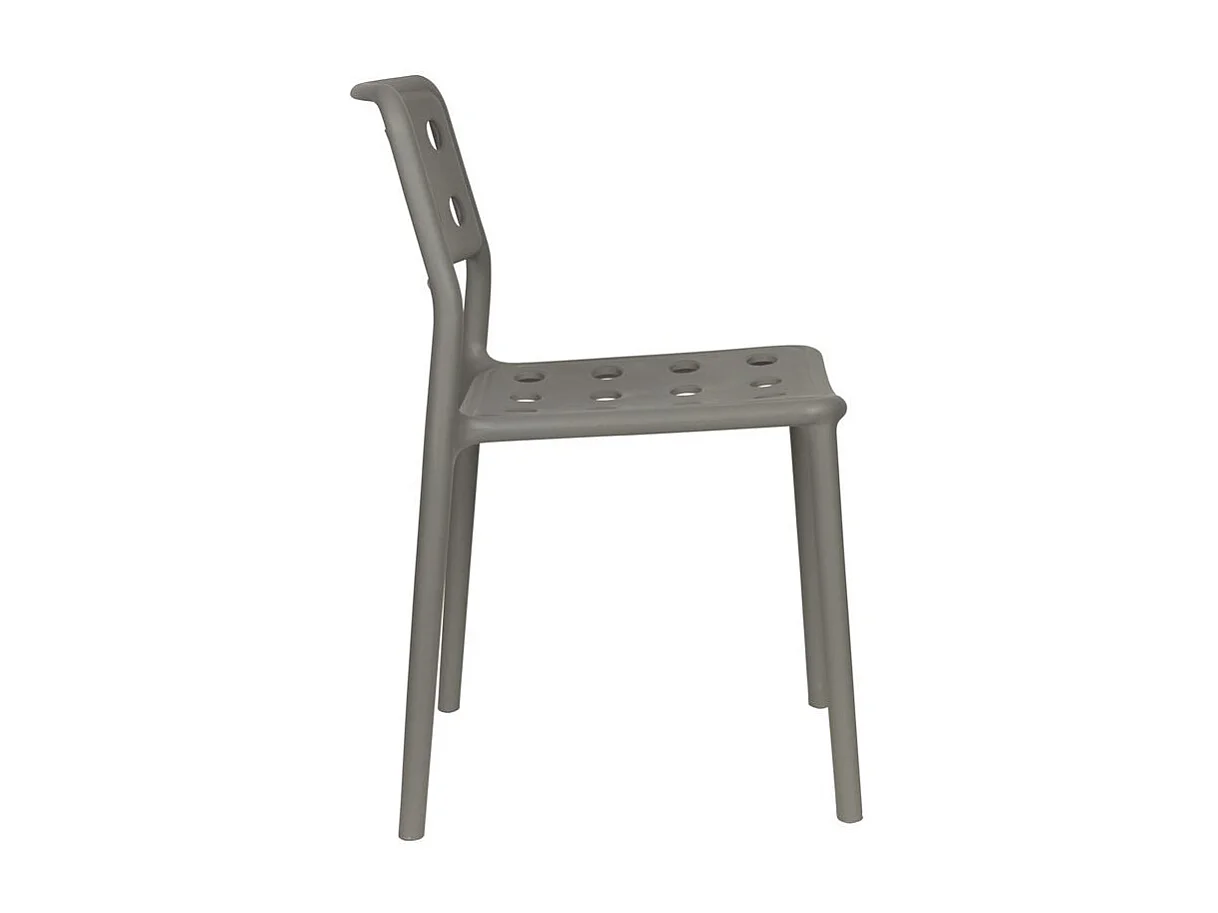 Lot de 4 chaises empilables SERRA