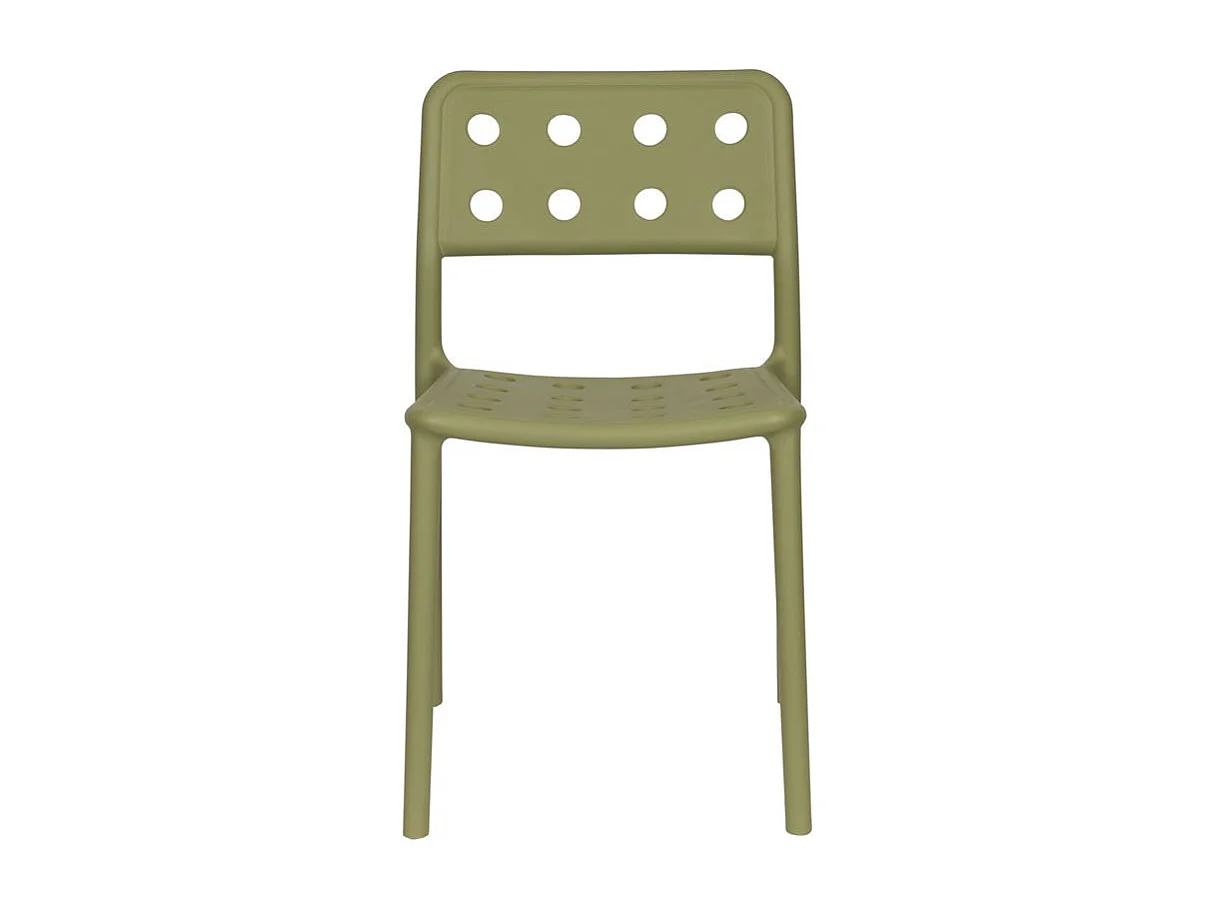 Lot de 4 chaises empilables SERRA