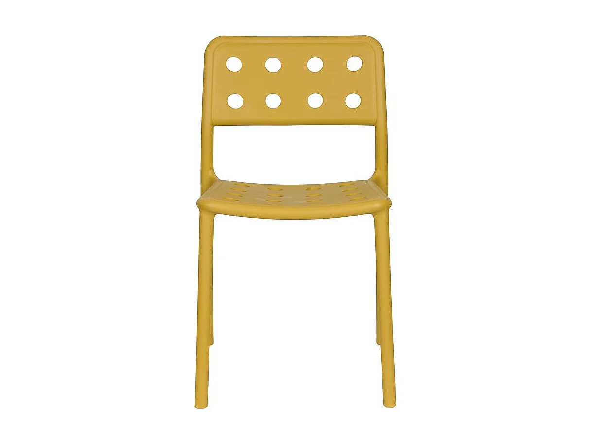 Lot de 4 chaises empilables SERRA