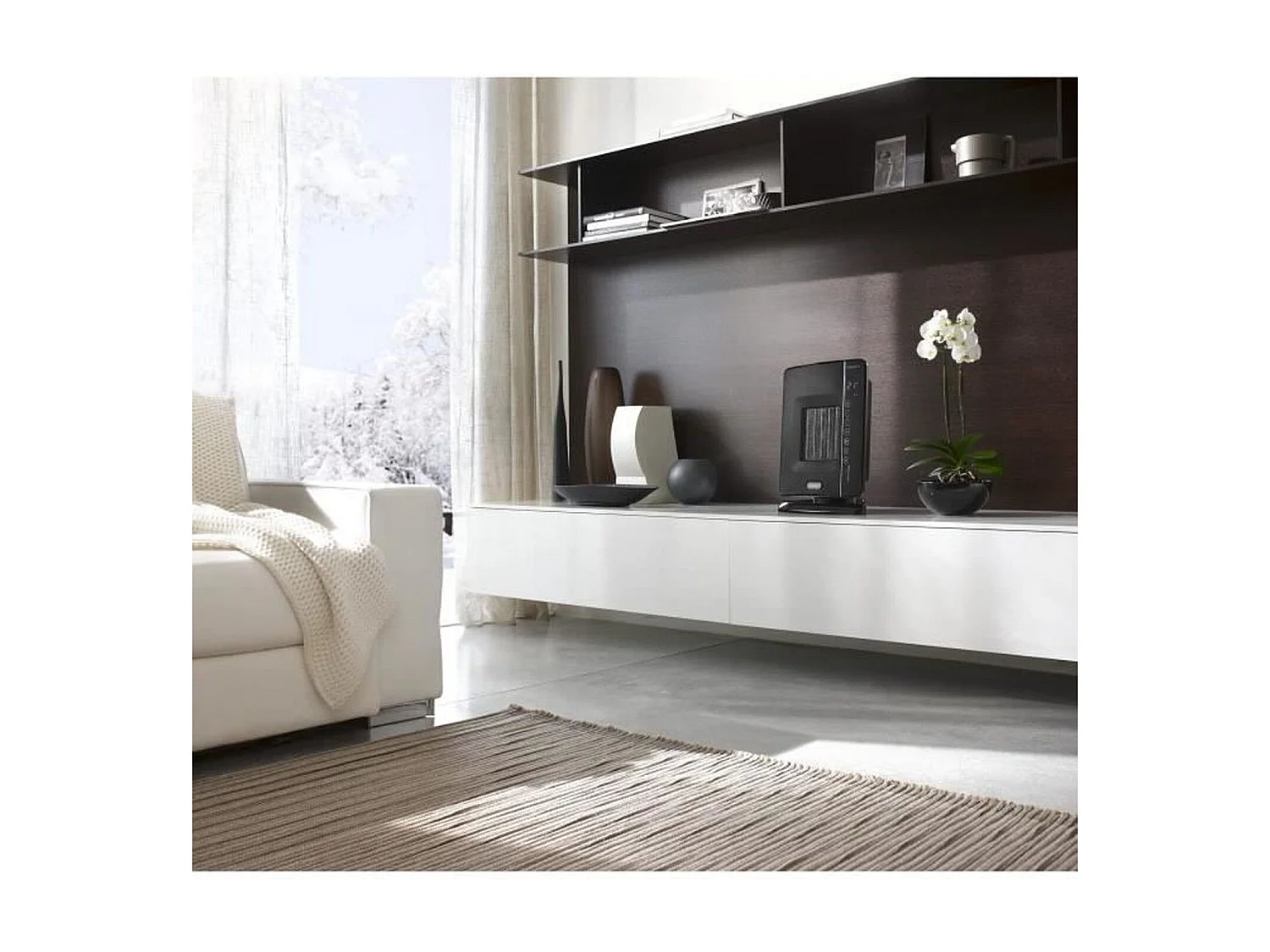 Radiador Cerâmico Móvel 2200W - Preto