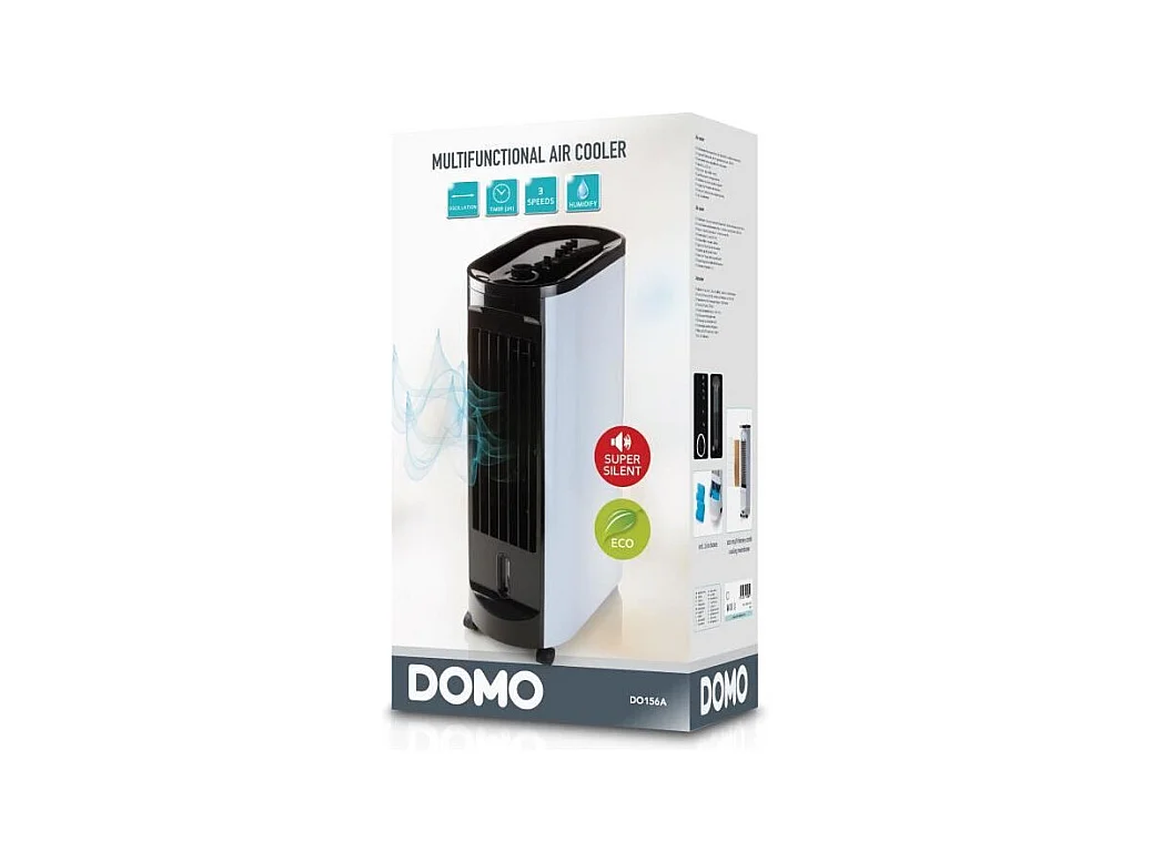 Multifunktions-Luftkühler DOMO DO156A 70W - Ventilator, Luftbefeuchter, Oszillation