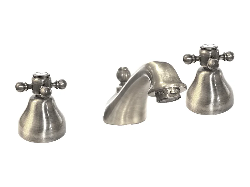 Mélangeur lavabo 3 trous PAINI Tiffany Gris Acier