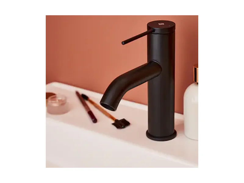 Mitigeur lavabo JACOB DELAFON Grands Boulevards sans vidage Noir mat