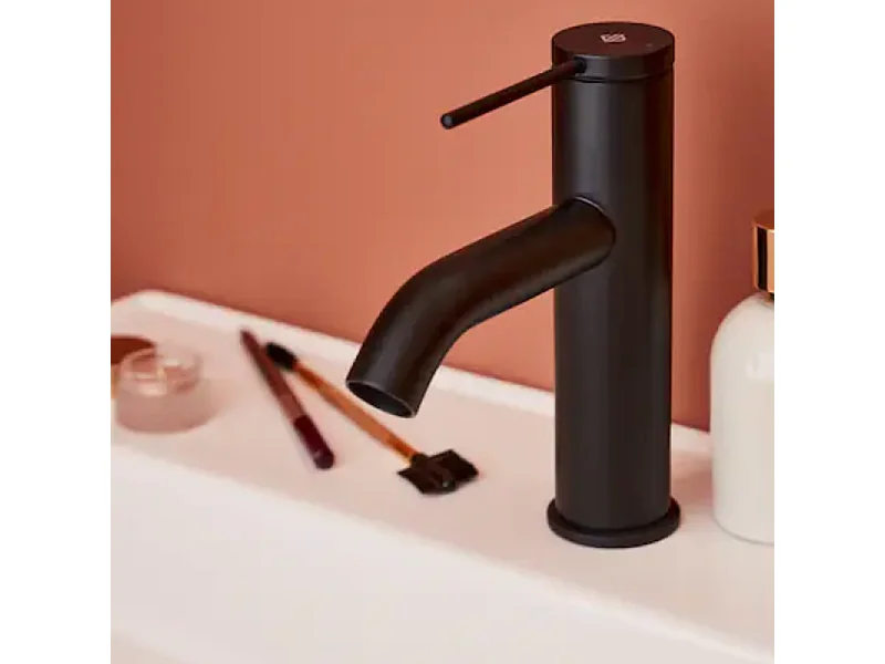 Mitigeur lavabo JACOB DELAFON Grands Boulevards sans vidage Noir mat