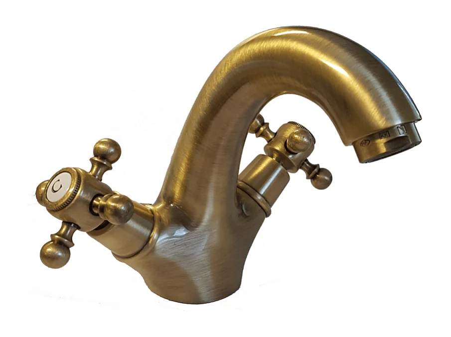 Mélangeur lavabo monotrou PAINI Tiffany Vieux Bronze