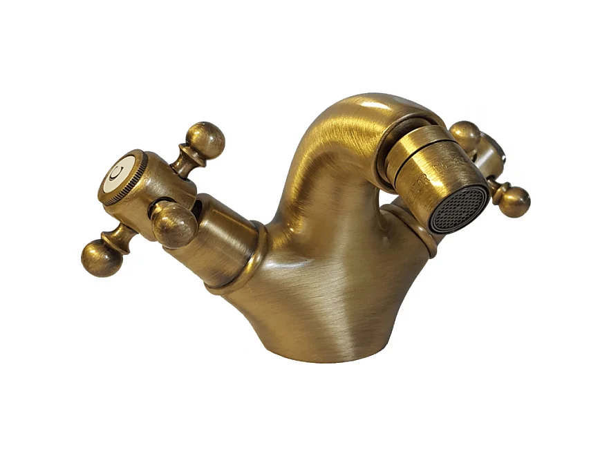 Mélangeur bidet monotrou PAINI Tiffany Vieux Bronze