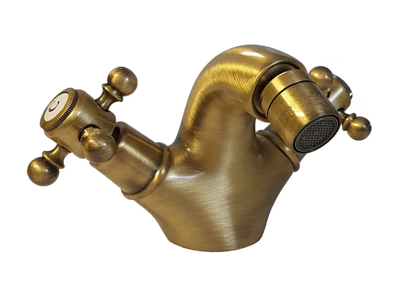 Mélangeur bidet monotrou PAINI Tiffany Vieux Bronze