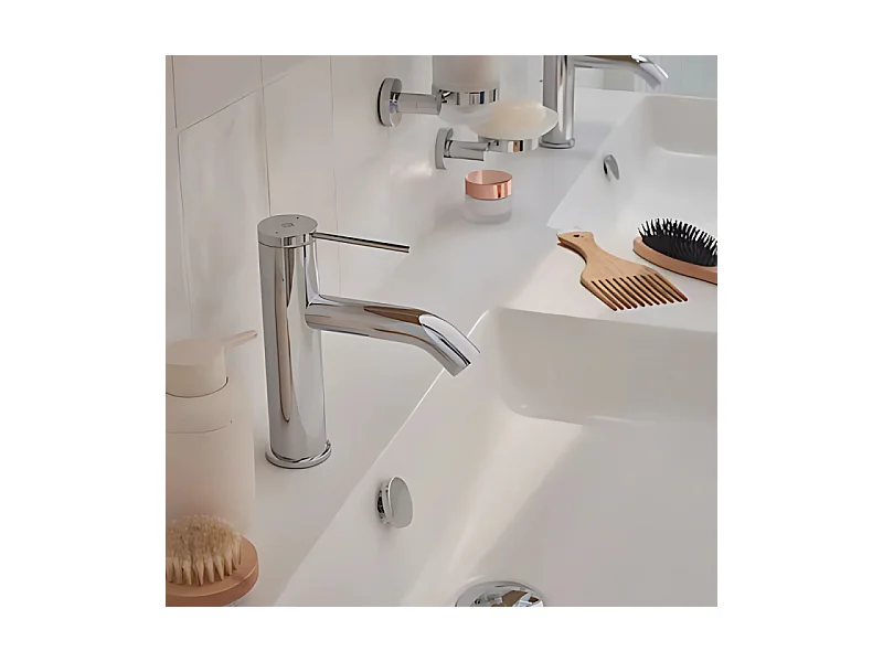 Mitigeur lavabo JACOB DELAFON Grands Boulevards sans vidage Chromé