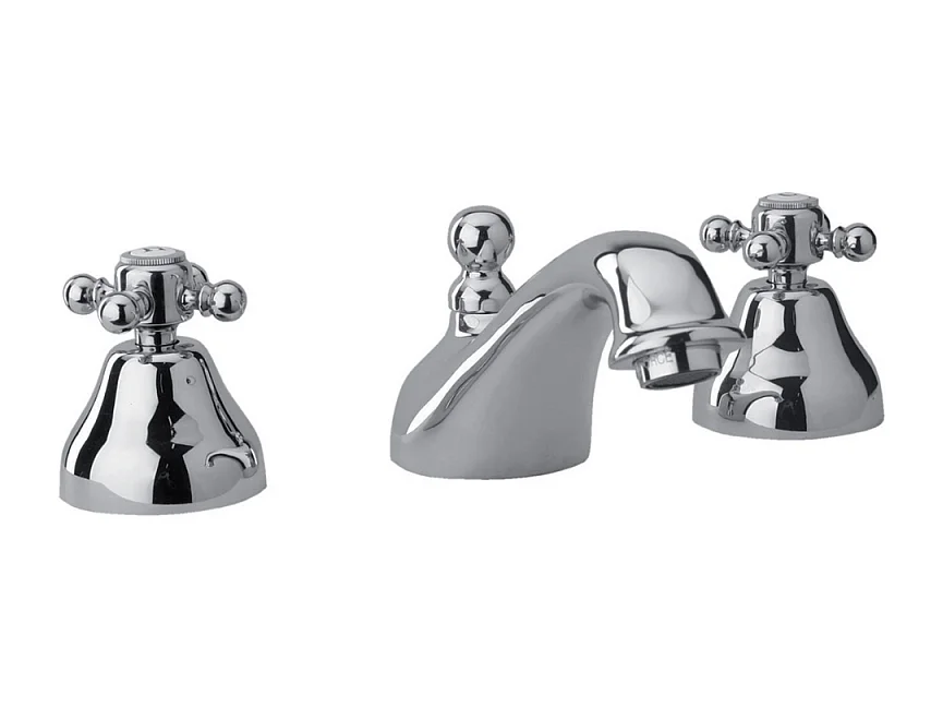 Mélangeur lavabo 3 trous PAINI Tiffany Chromé