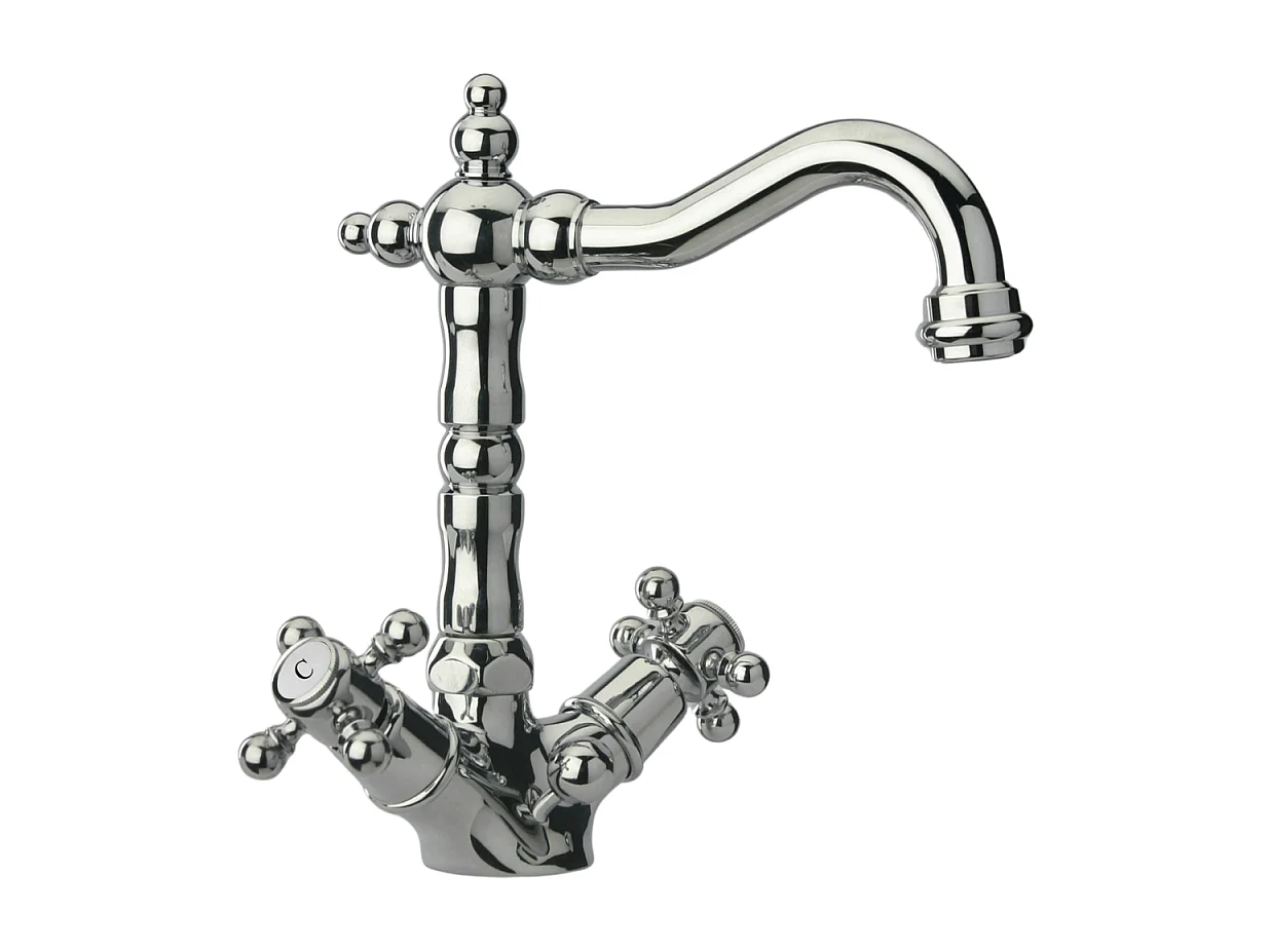 Mélangeur lavabo bec rétro PAINI Tiffany Chromé