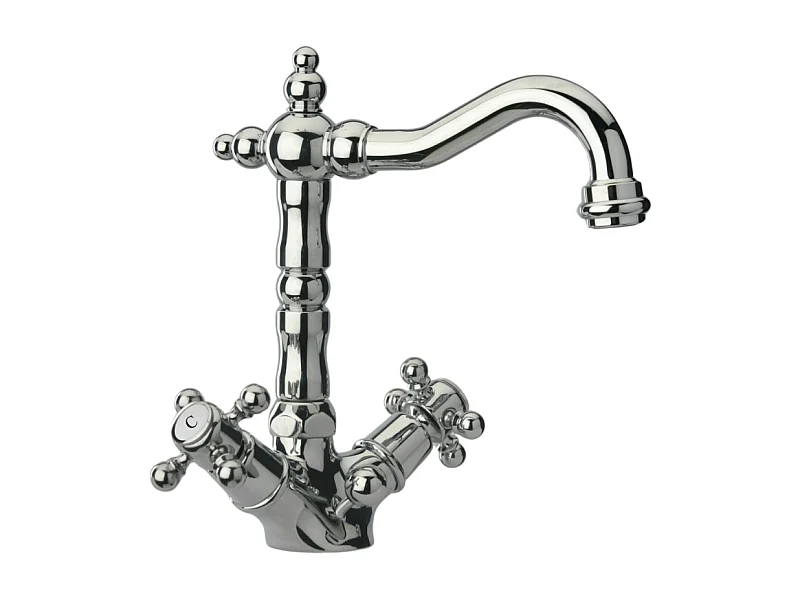 Mélangeur lavabo bec rétro PAINI Tiffany Chromé