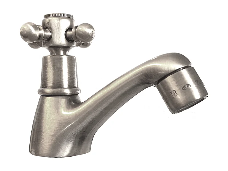 Robinet simple eau chaude PAINI Tiffany Gris Acier