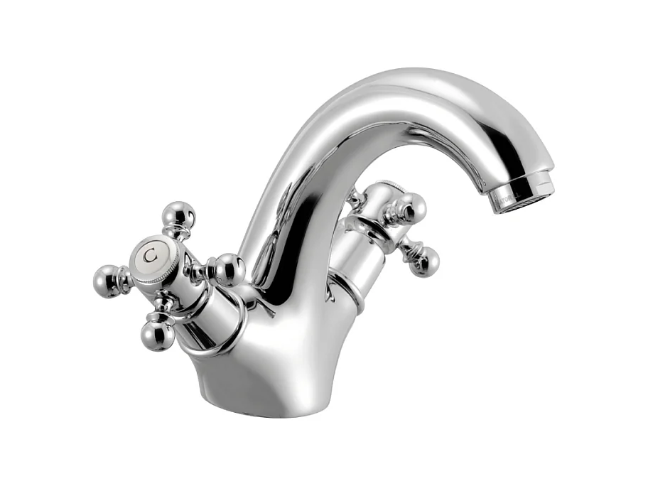 Mélangeur lavabo bec bas monotrou PAINI Tiffany Chromé