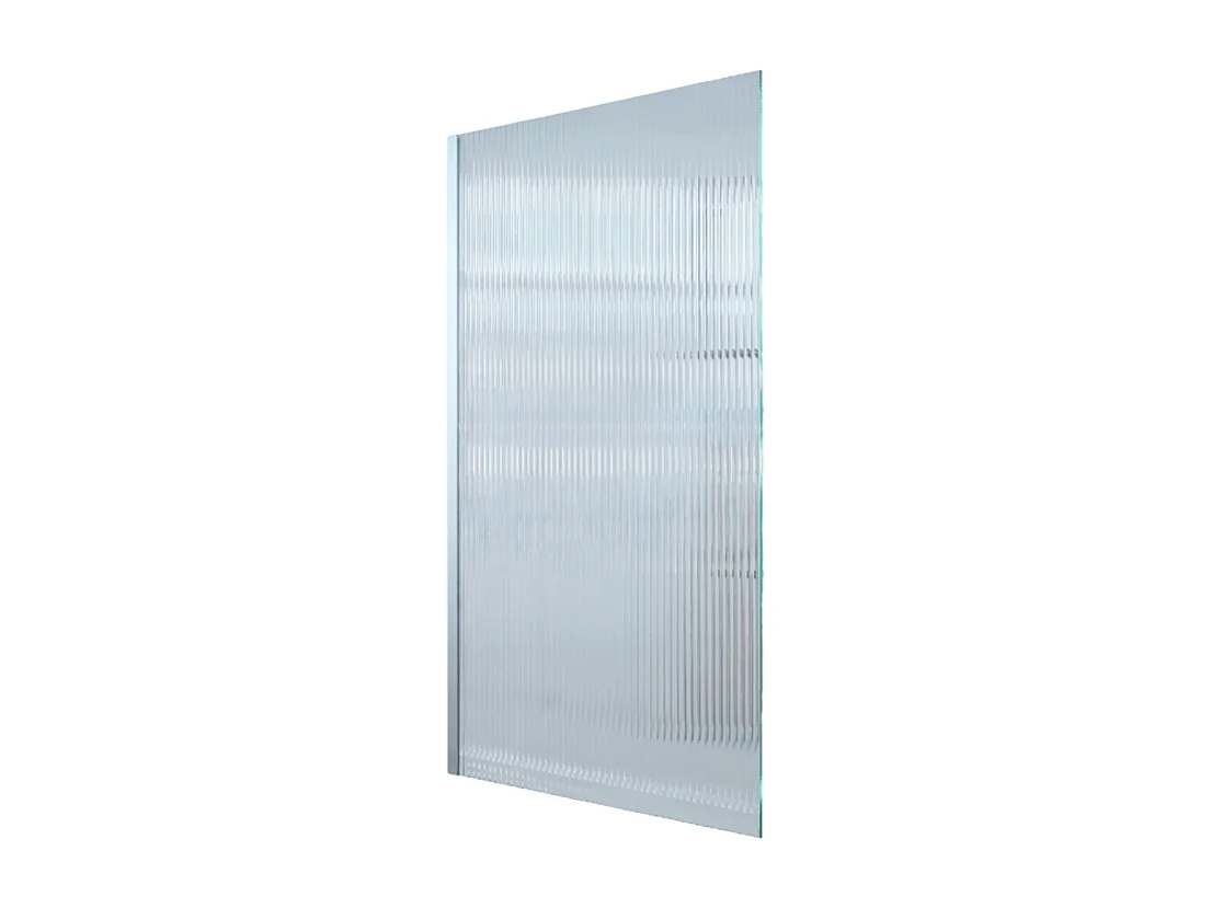 Baignoire droite DURAVIT Strack 1700x800mm + Pare bain gauche AURYS Raywall chromé