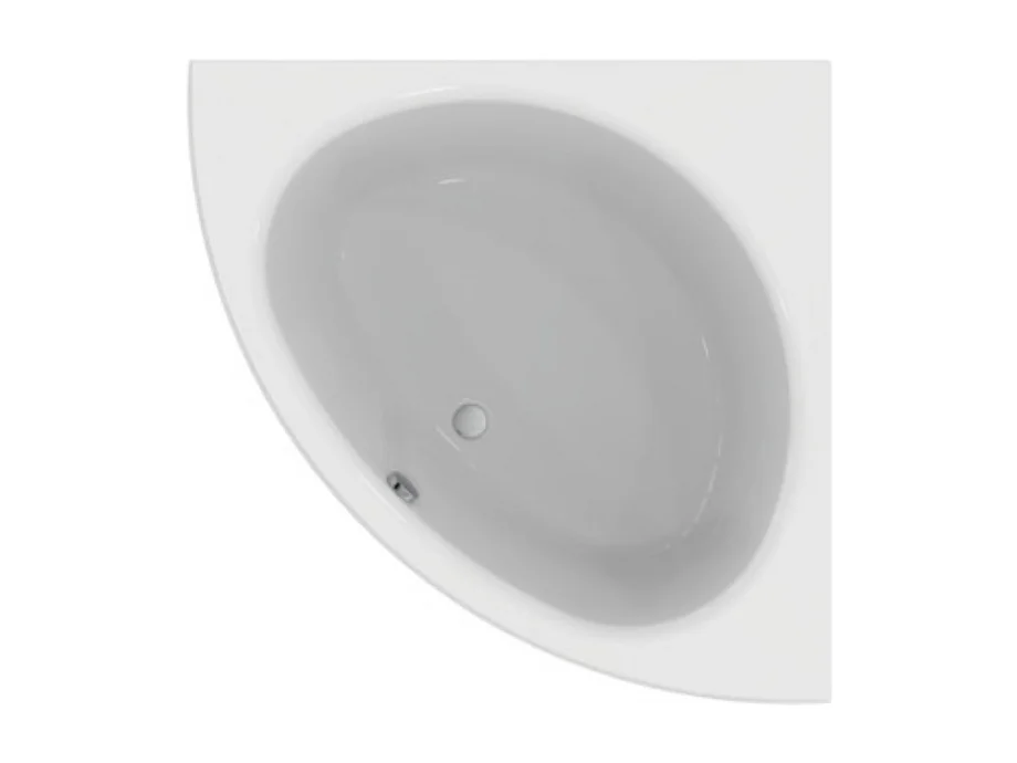 Baignoire d'angle 140 x 140 Ideal Standard i.life avec tablier et vidage