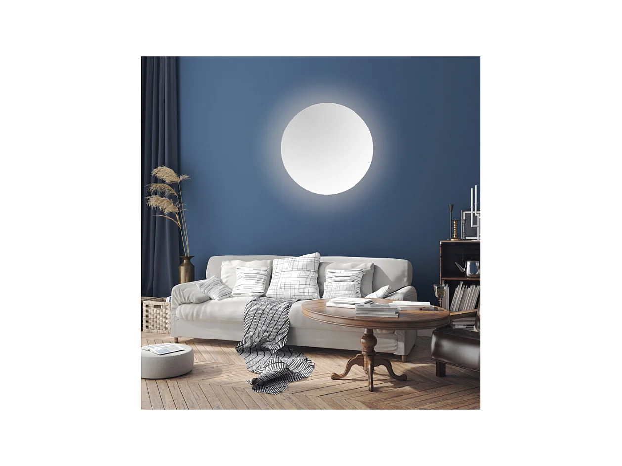 Miroir rond led  IP44, 60 cm Luna