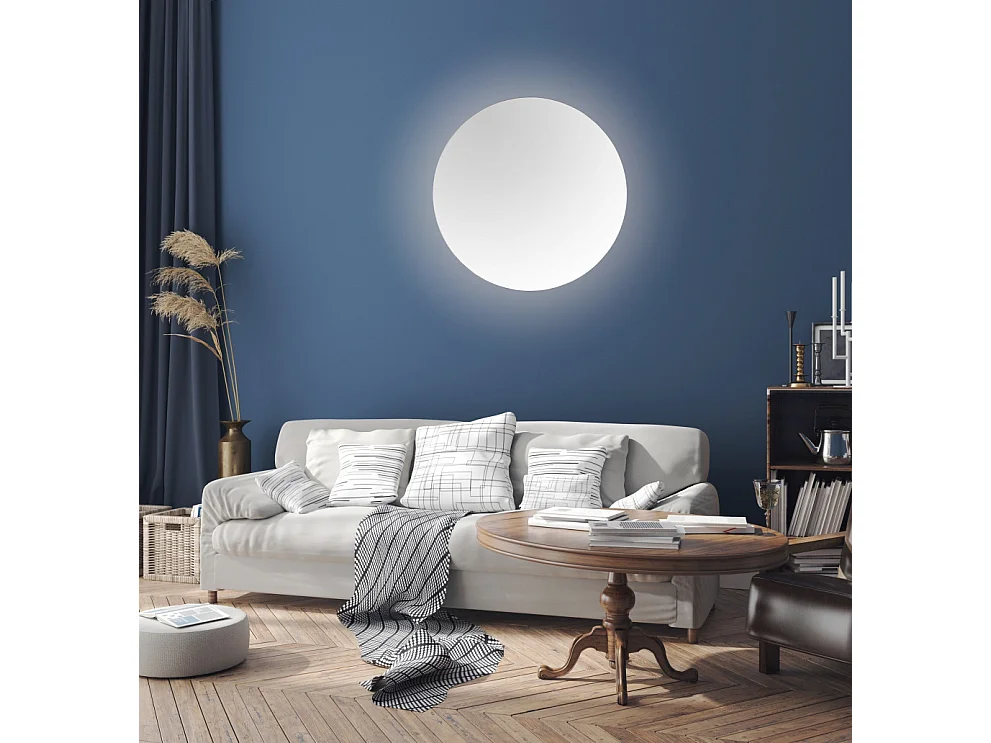 Miroir rond led  IP44, 60 cm Luna