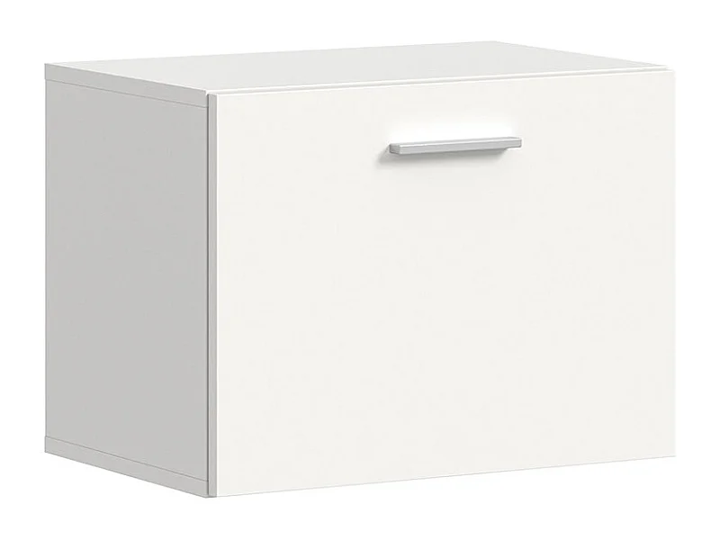 Vaga Schuhschrank hängend 52x39cm 1 Klapptür weiß.