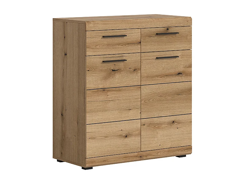 Scout meuble à chaussures 2 tiroirs, 2 portes chêne décor.