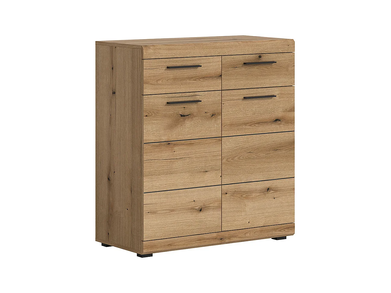 Scout meuble à chaussures 2 tiroirs, 2 portes chêne décor.