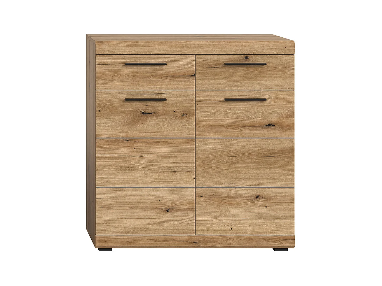 Scout meuble à chaussures 2 tiroirs, 2 portes chêne décor.