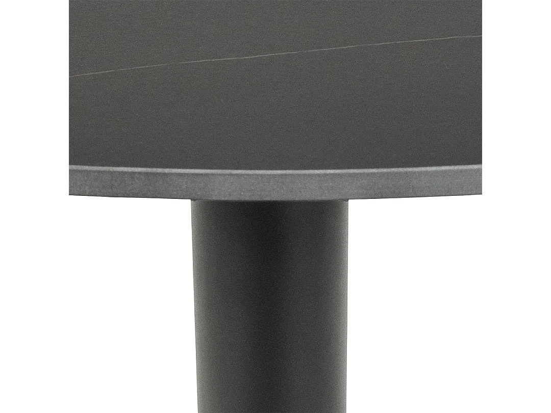 Malta Couchtisch matt schwarz.