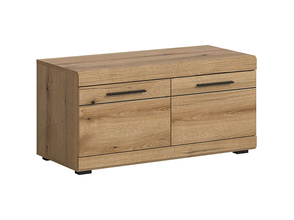 Scout banc 2 portes chêne décor.