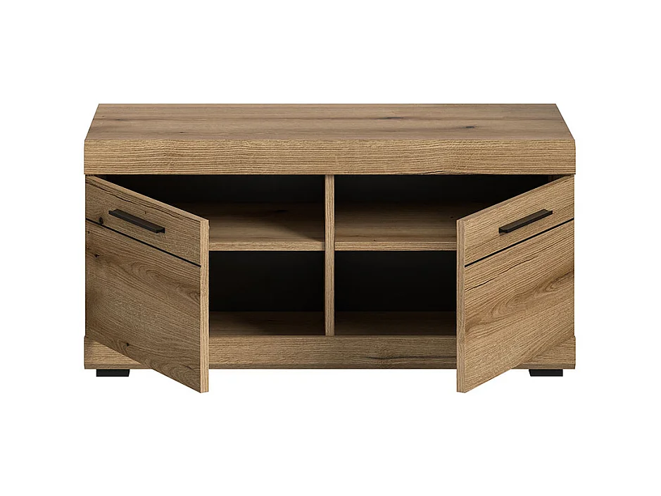 Scout banc 2 portes chêne décor.