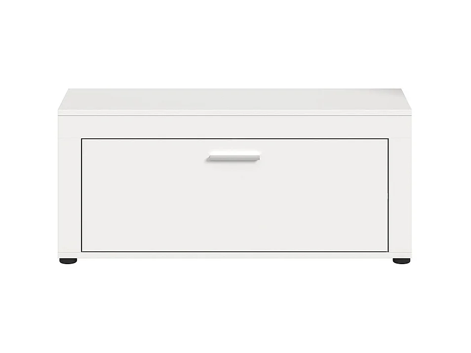 Jam banc 1 abattant blanc.