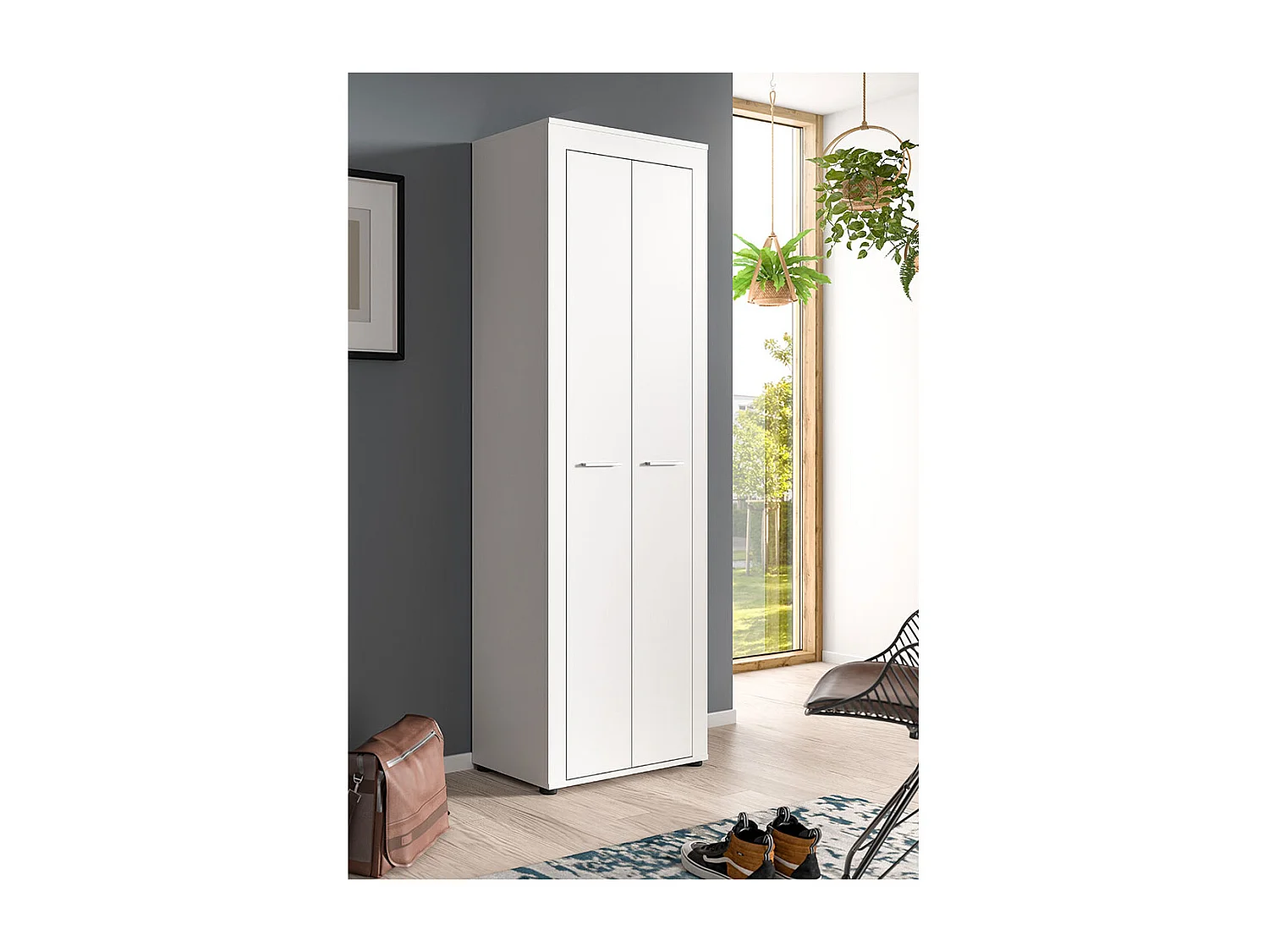 Jam armoire de rangement 2 portes blanc.