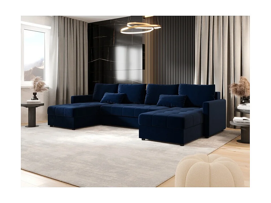 Canapé d'angle panoramique convertible MOSIA