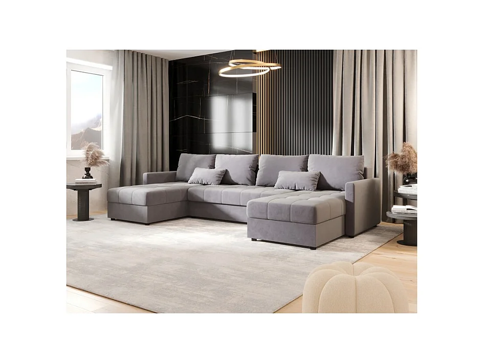 Canapé d'angle panoramique convertible MOSIA