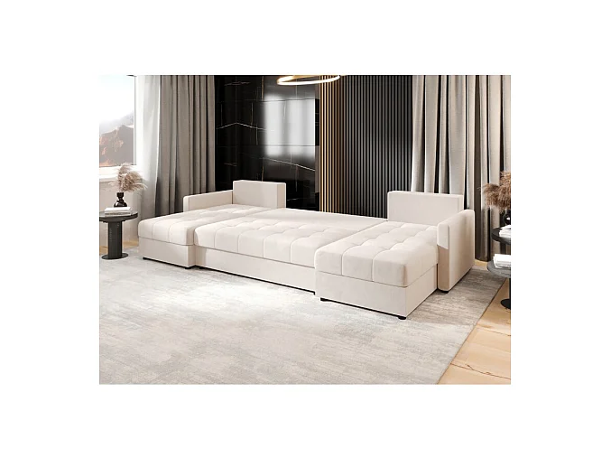 Canapé d'angle panoramique convertible MOSIA