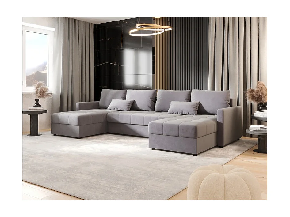 Canapé d'angle panoramique convertible MOSIA