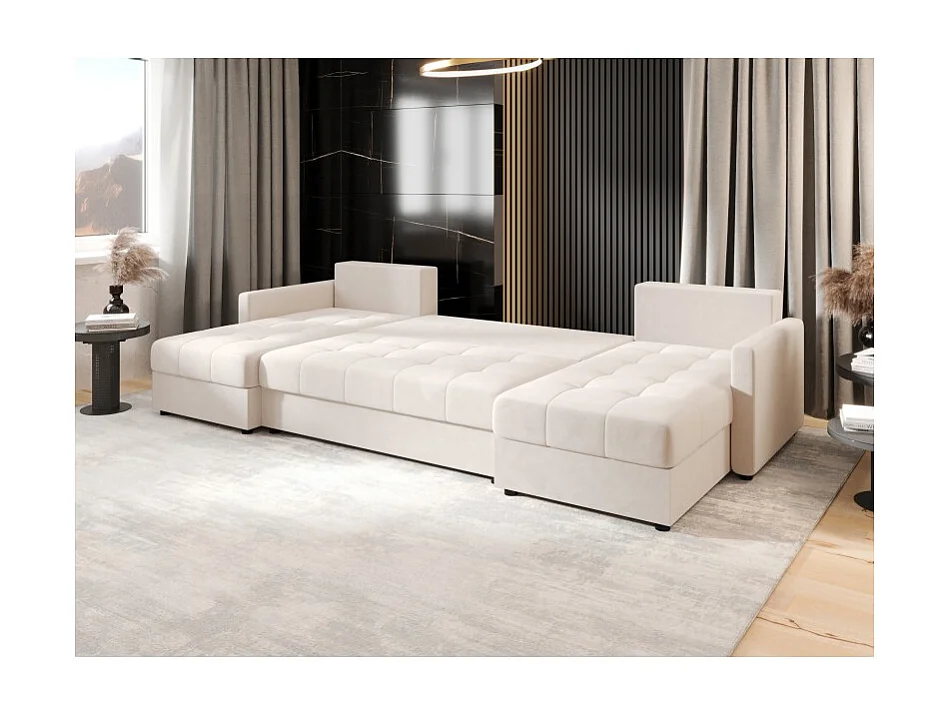 Canapé d'angle panoramique convertible MOSIA