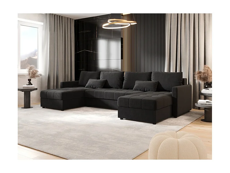 Canapé d'angle panoramique convertible MOSIA